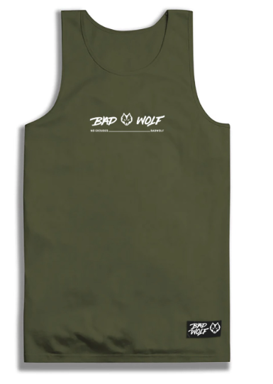 BADWOLF TANK TOP OVERSIZE VERDE