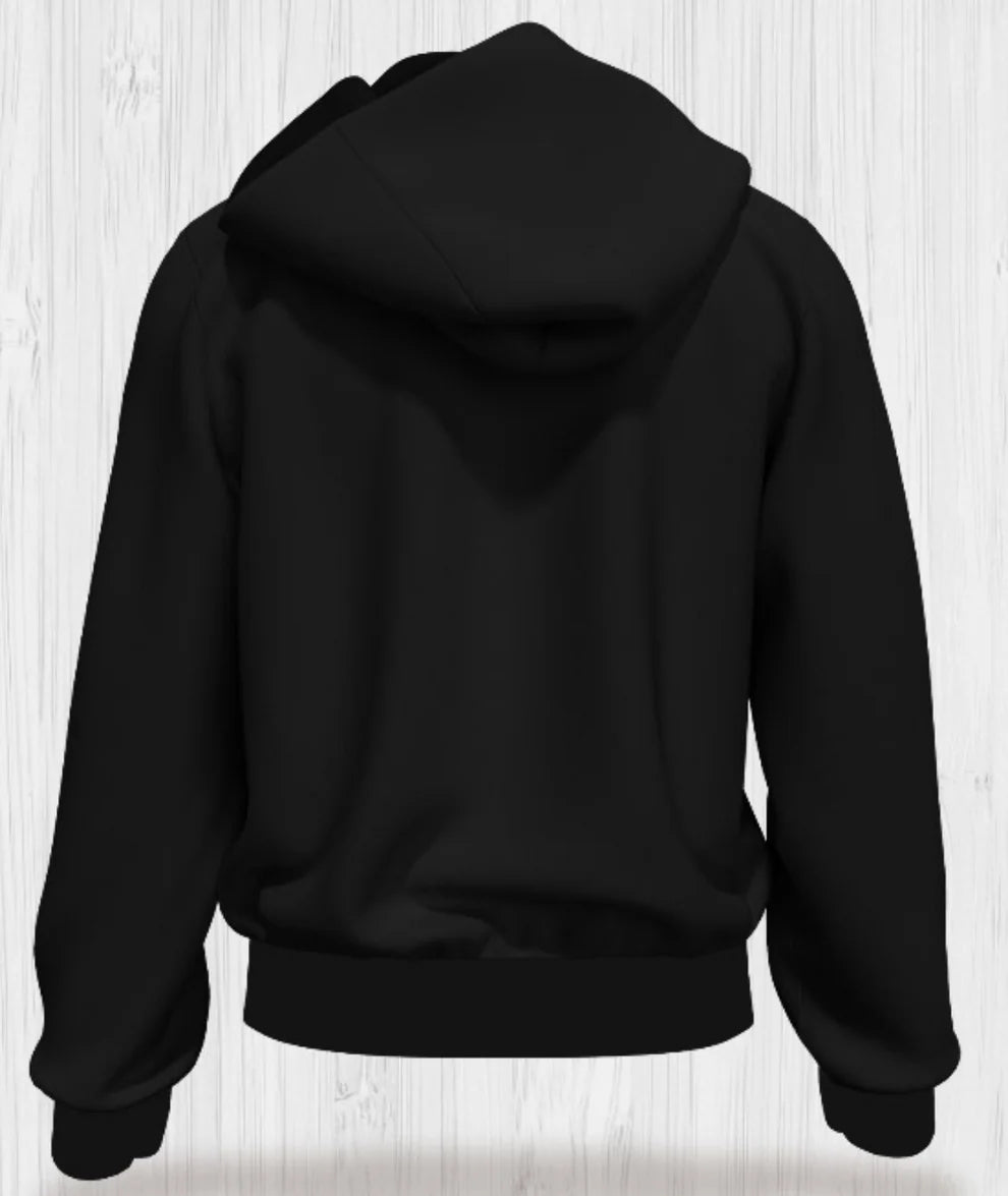 HOODIE BLACK ON BLACK BADWOLF