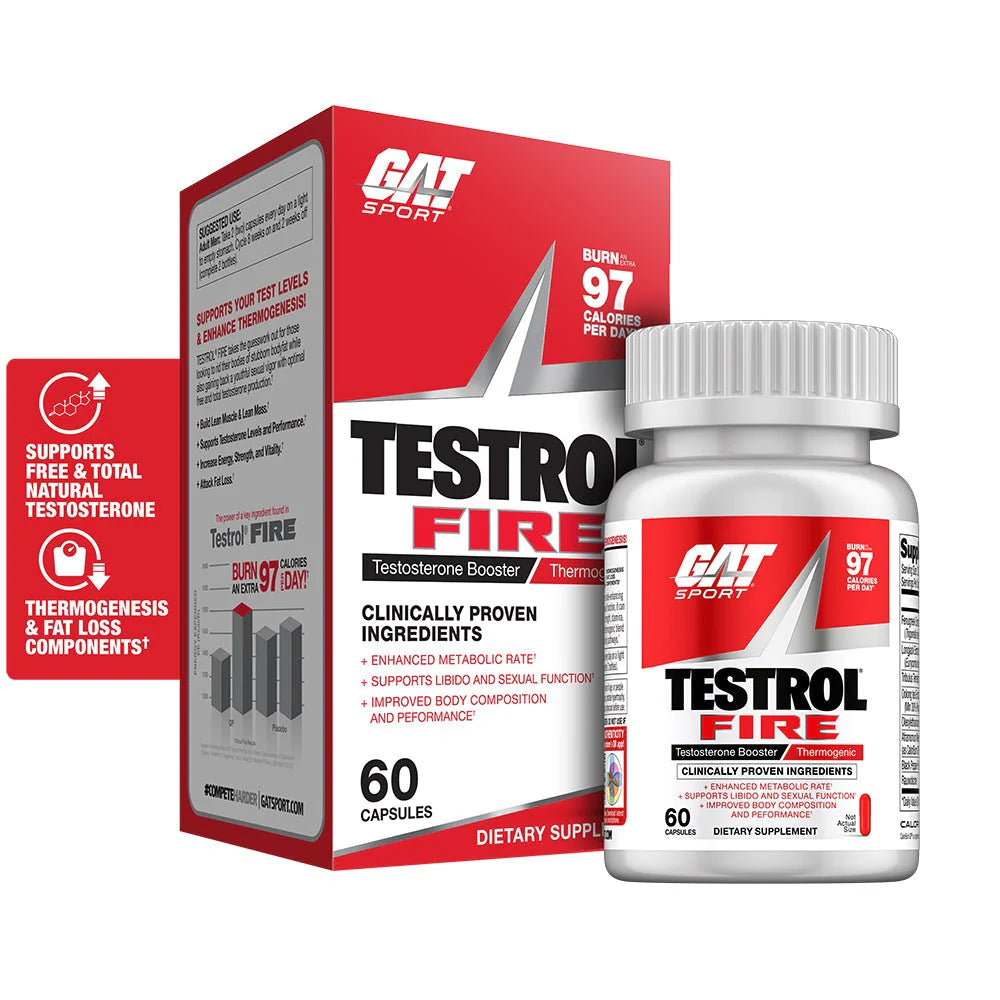 TESTROL FIRE 60 CAPS