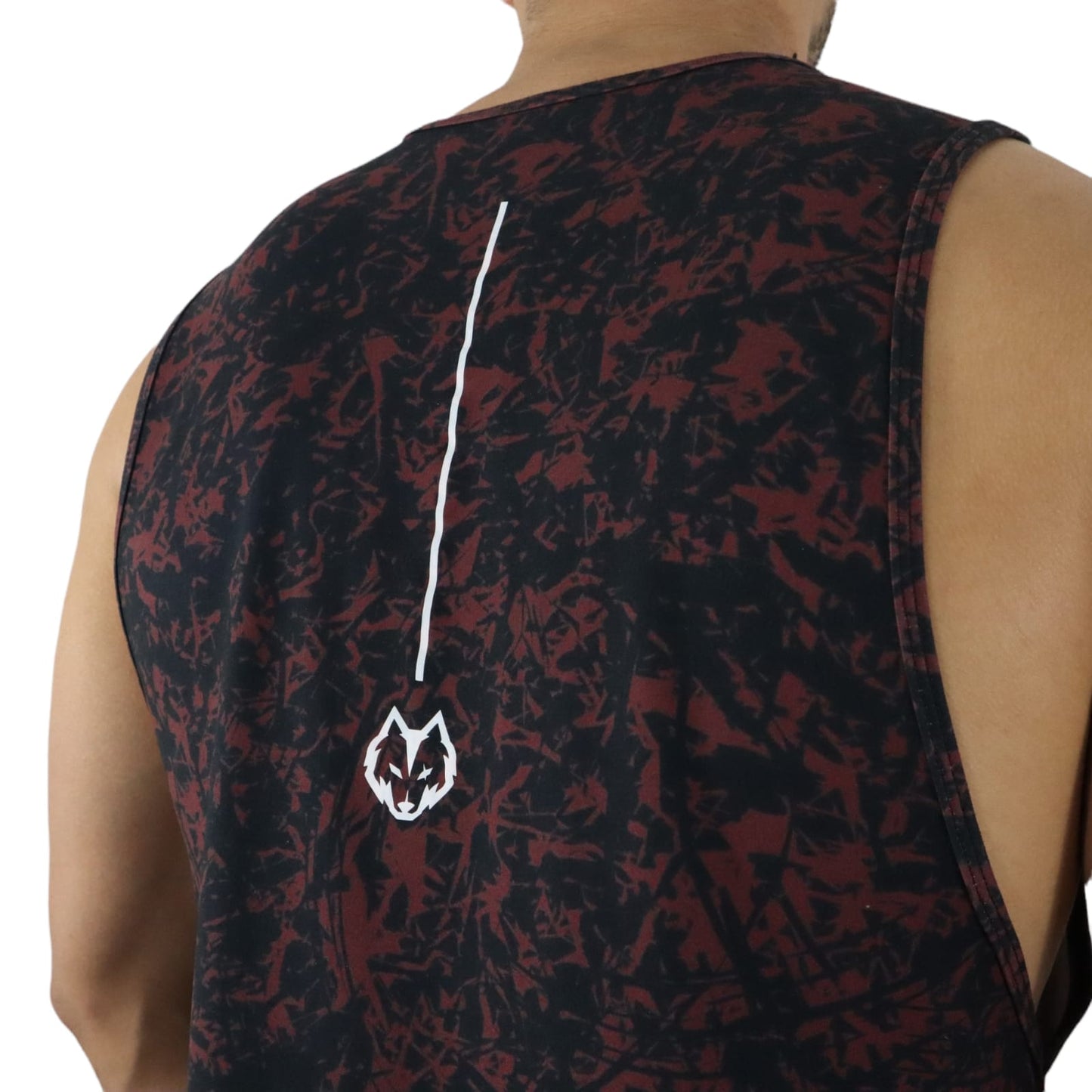Tank Top Bad wolf - Rojo Jaspe