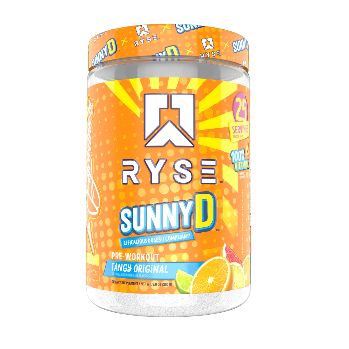 RYSE PRE WORKOUT 25 SERV