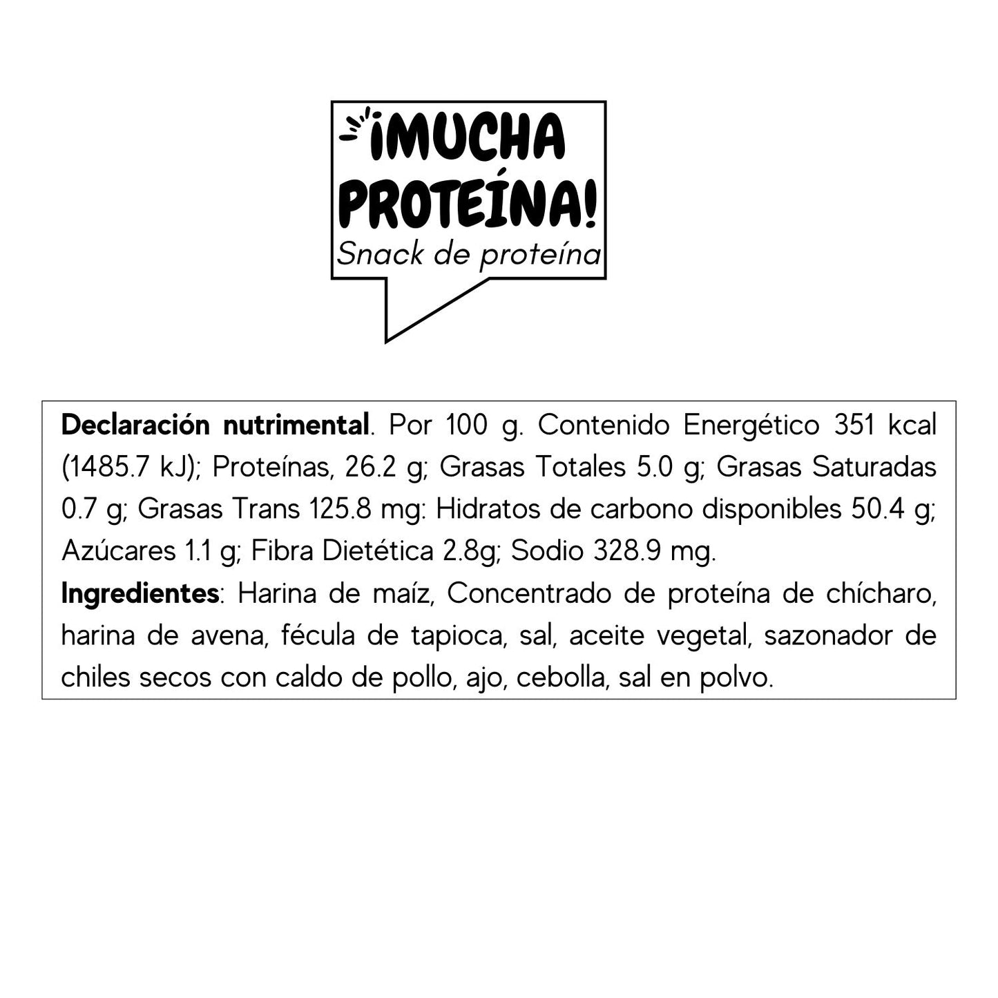 MUCHA PROTEINA MAICITO SNACK DE PROTE