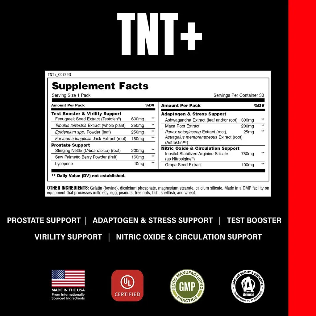 ANIMAL TNT + - 30 Servicios