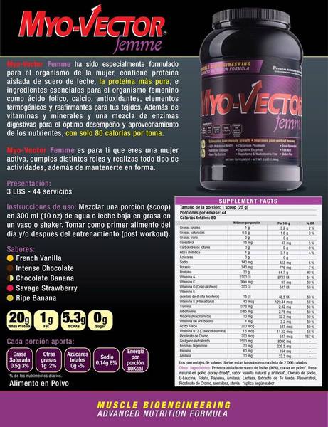 Myo Vector Femme - 3 Lbs