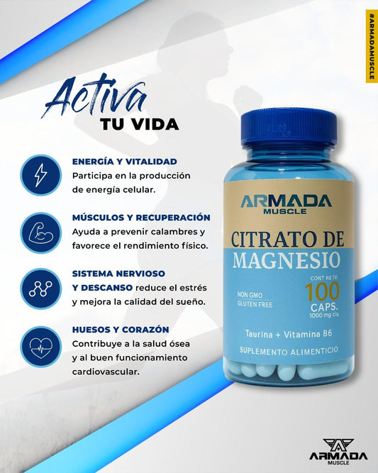 CITRATO DE MAGNESIO ARMADA 100 CAPS