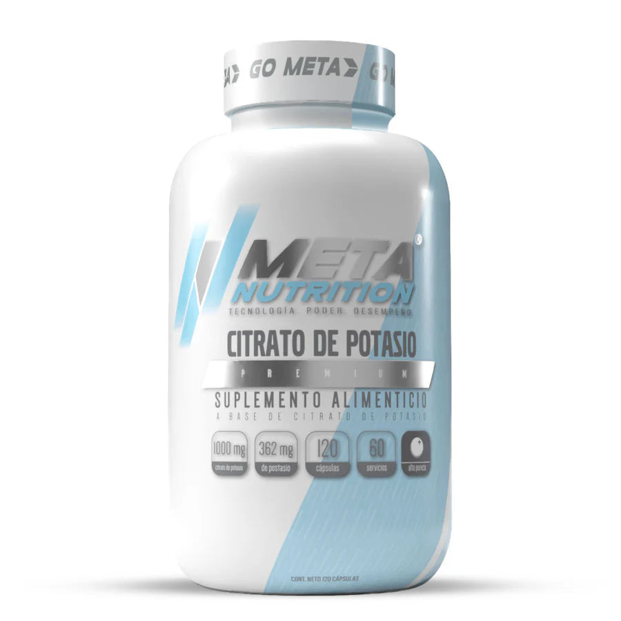 CITRATO DE POTASIO PREMIUM META NUTRITION 120 CAPS