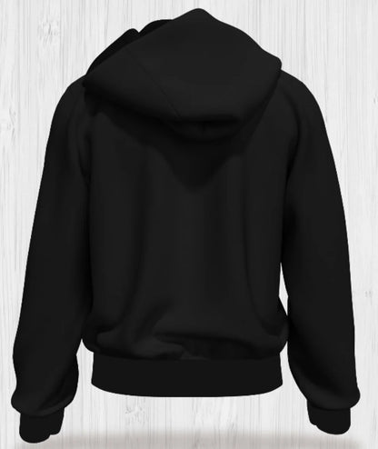 HOODIE BLACK ON BLACK BADWOLF
