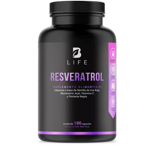 RESVERATROL 180 CAPS 500 MG B LIFE