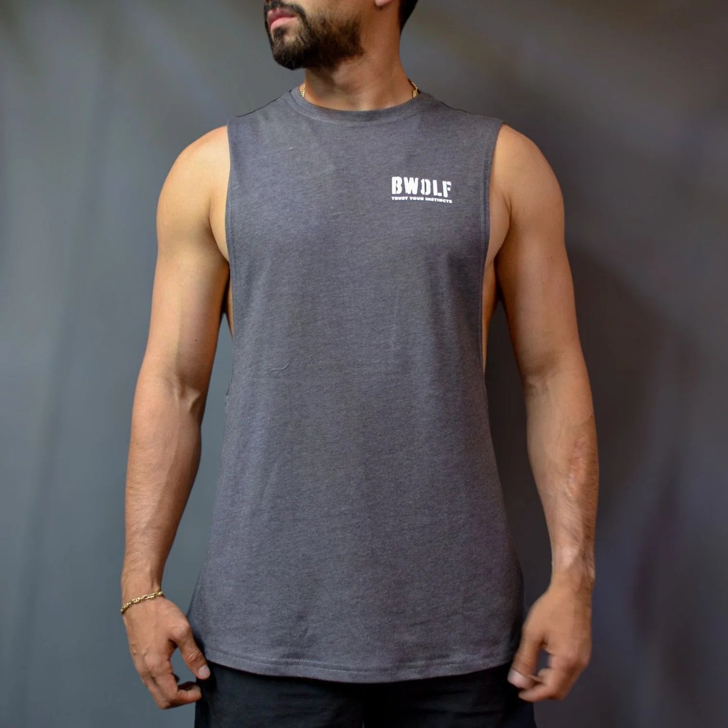 TANK TOP GRIS BWOLF