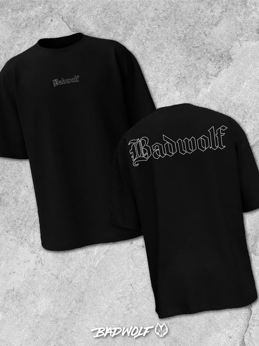 OVERSIZE BADWOLF GRAFITI PREMIUM BLACK