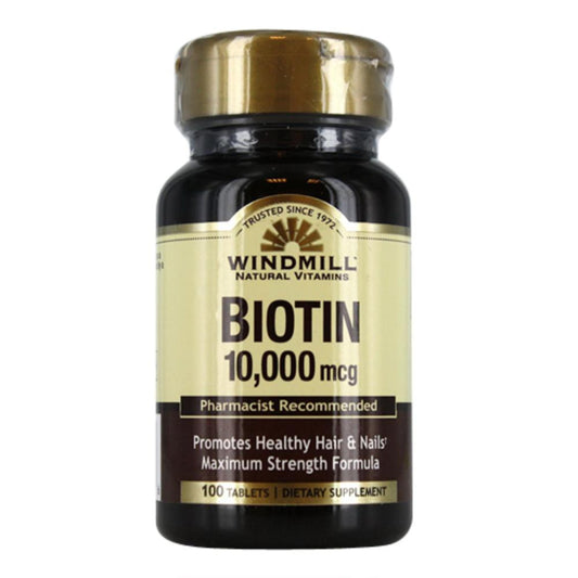 BIOTIN 10000 MCG 100 CAPS