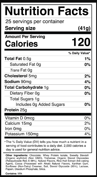 Raw Iso protein 1.97 lbs 25 Serv