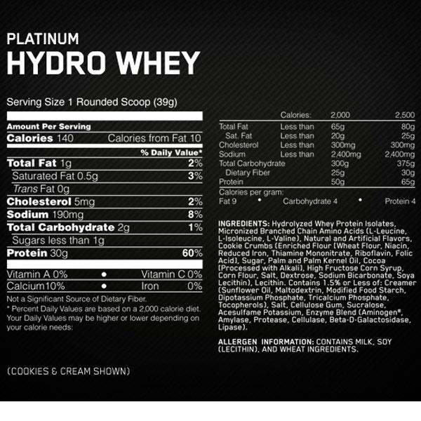 Hydro whey de ON - 3.5 Lbs