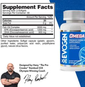 Omega 3 EVOGEN - 90 Softgels