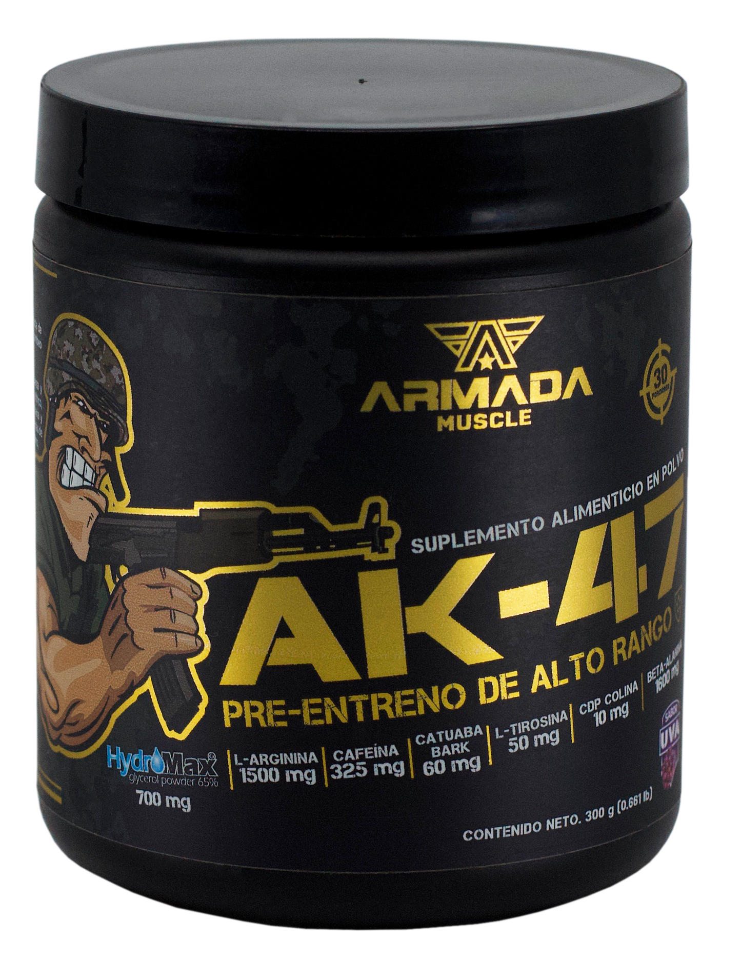 COMBO ARMADA CREATINA + BCAA + PREWORK