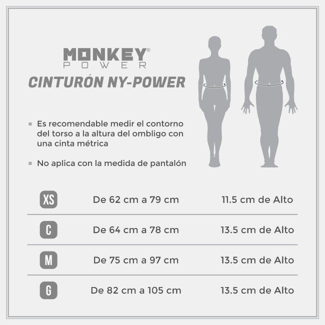 Cinturón Faja NY Power